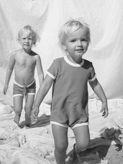 Rib Onesie - Shell Pink