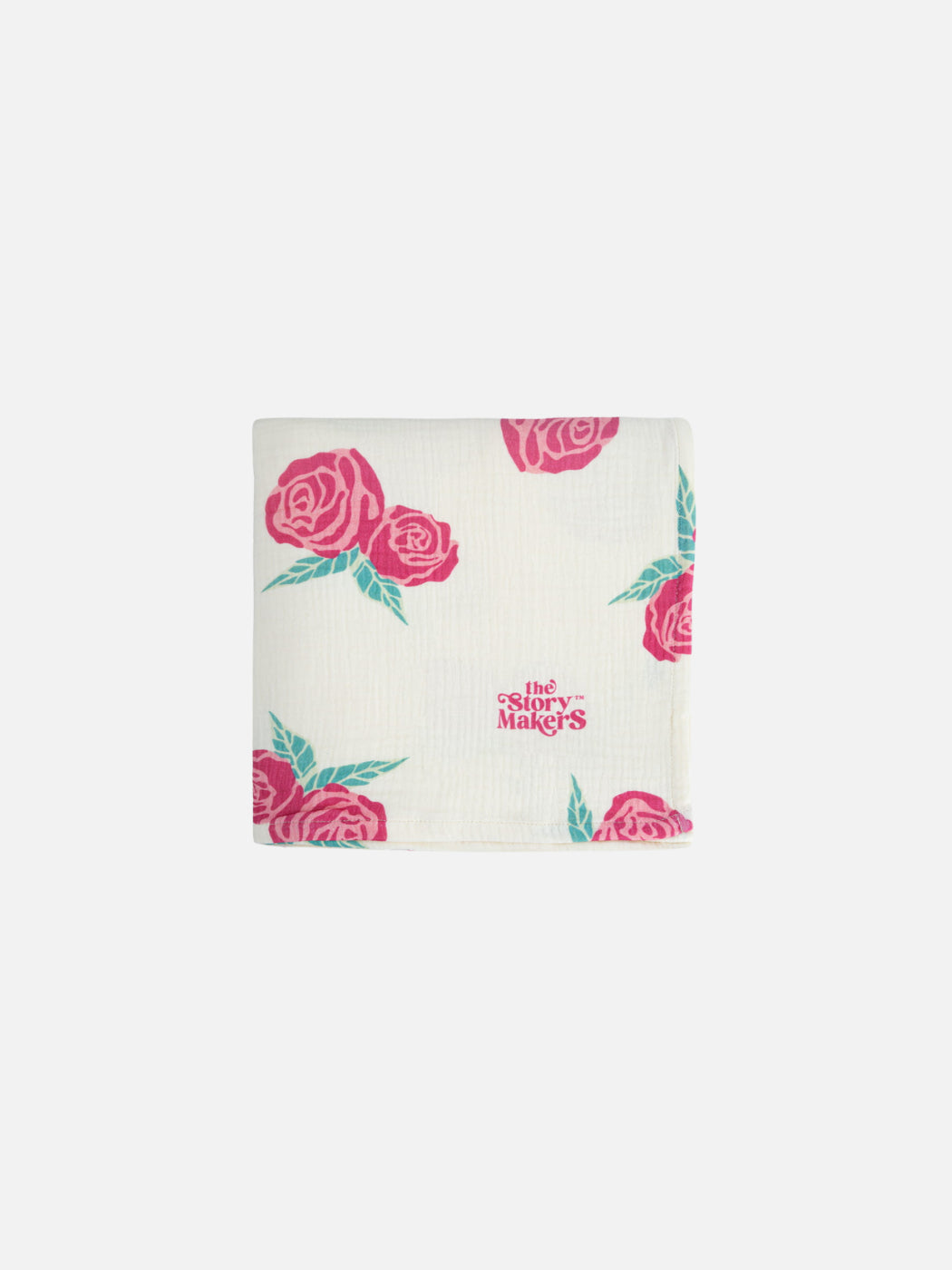 Organic Muslin Swaddle - Vintage Roses