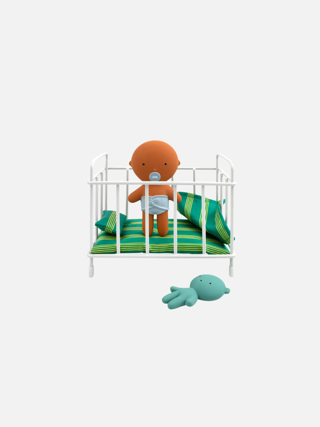 Pocket Crib - Green Stripe