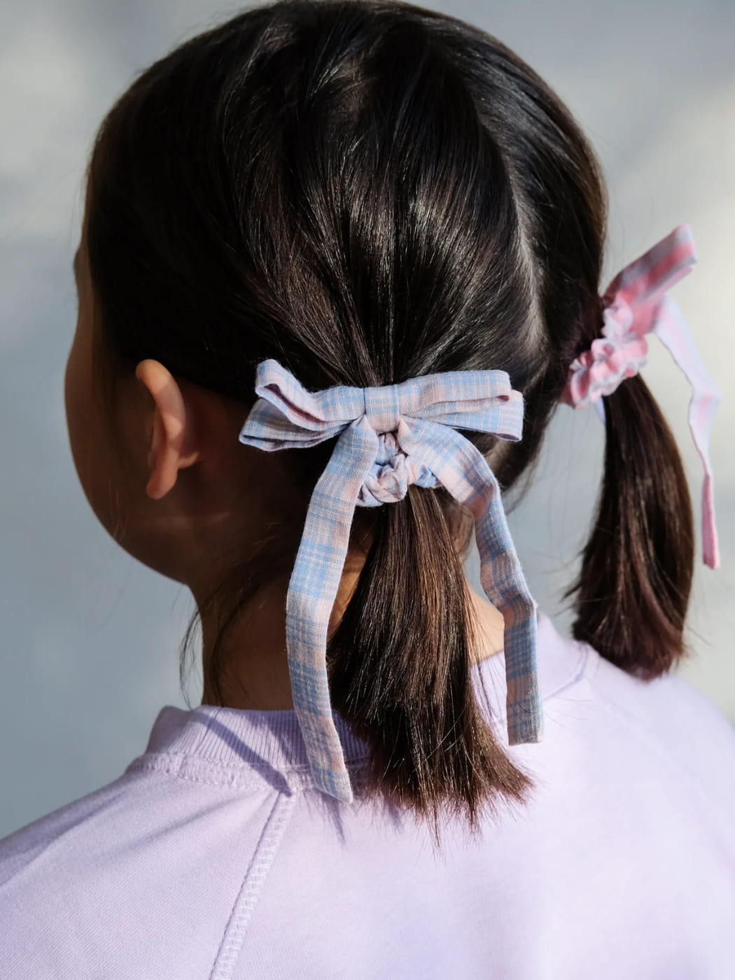 Summer Stripes Bow Scrunchies