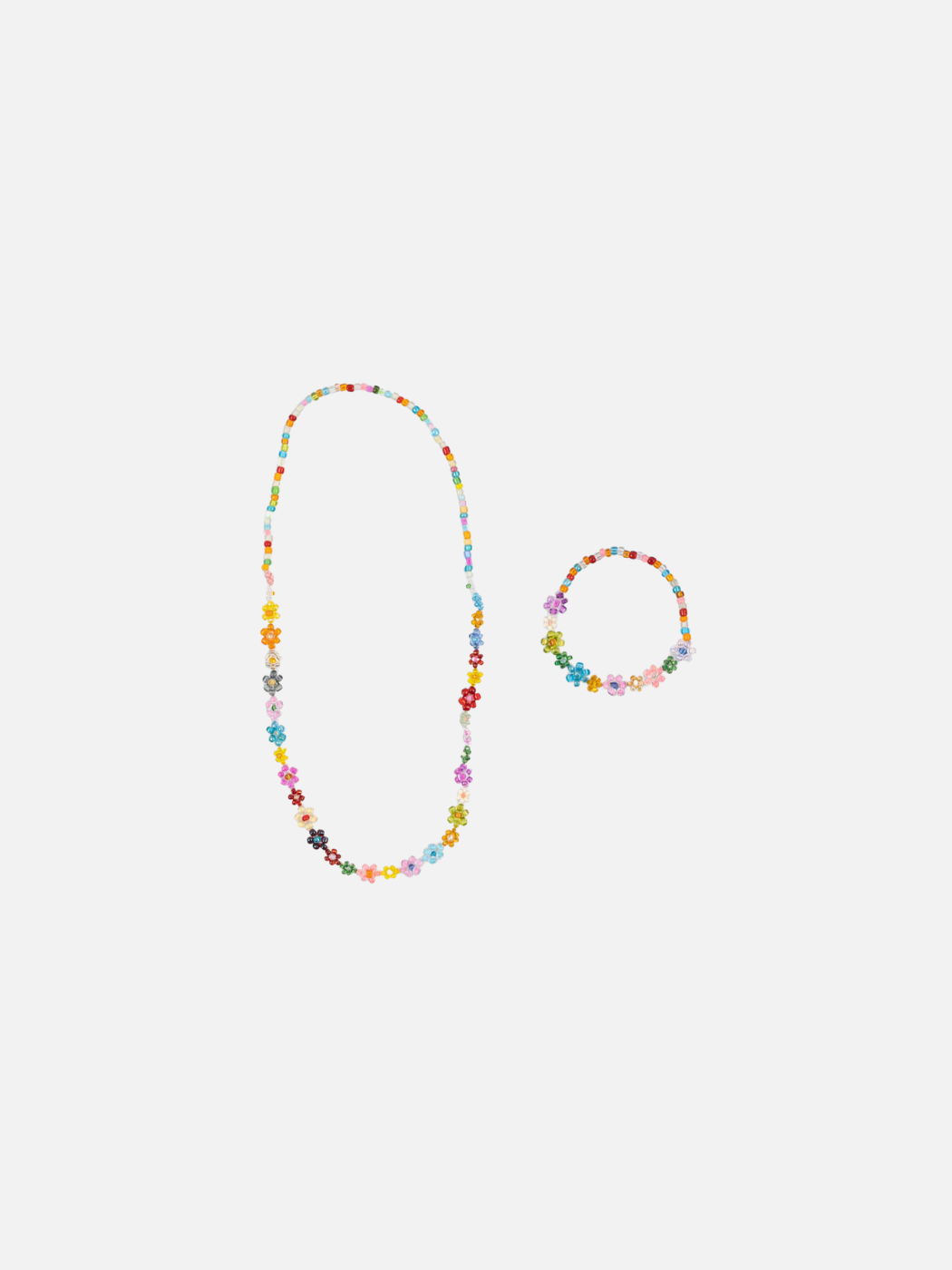 Flower Field Necklace & Bracelet Set