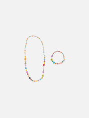 Flower Field Necklace & Bracelet Set