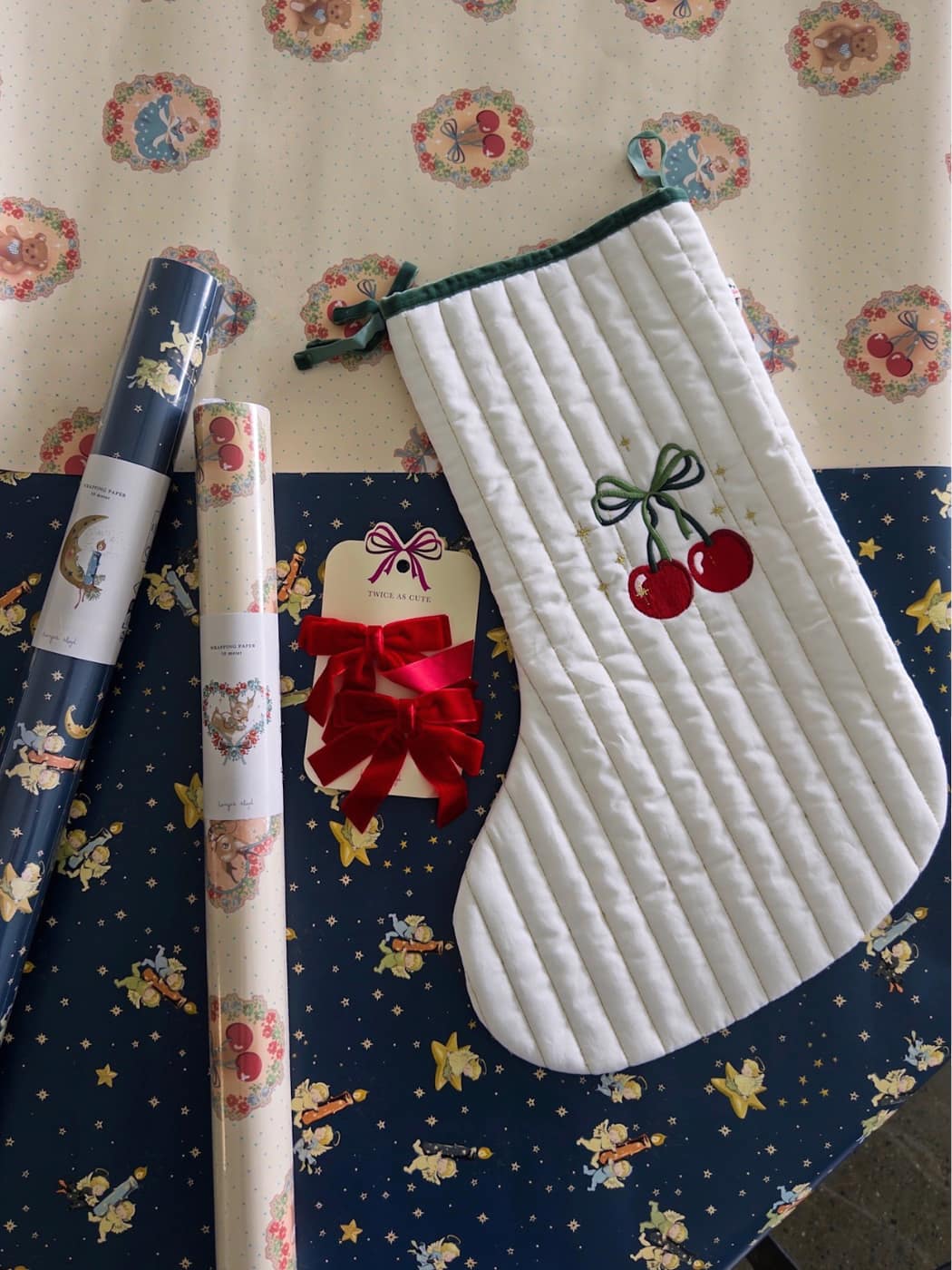 Christmas Stocking - Cherry