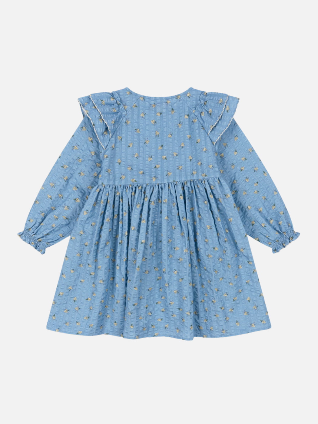 Kim Frill Dress - Billie Blue