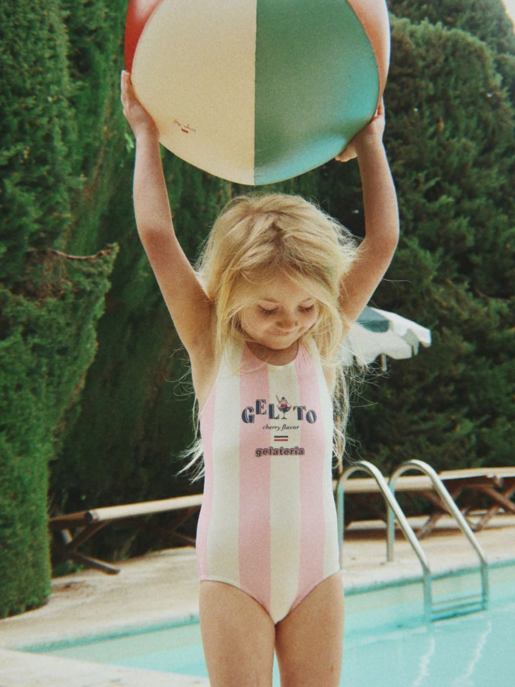 Pomia Swimsuit - Candy Rose Stripe