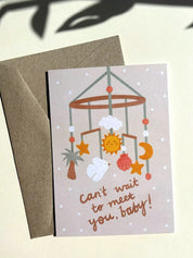 Can't Wait to Meet You Baby Card