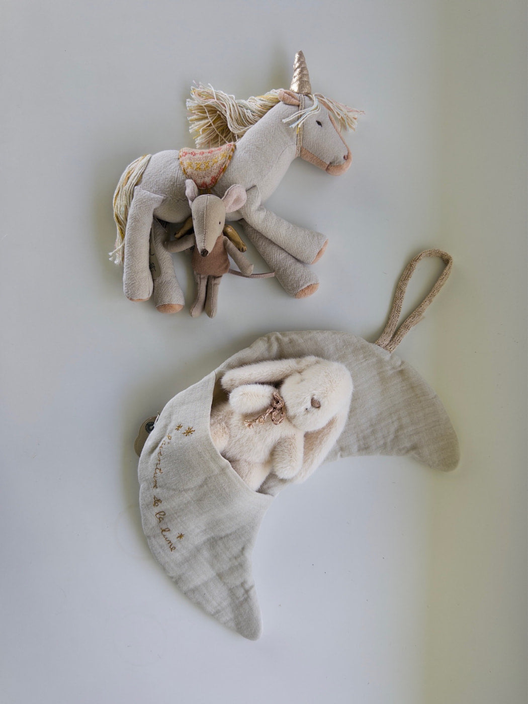 Little Fairy Mouse - Powder with Floral Wings