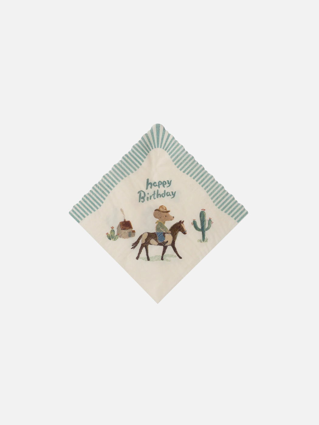 Happy Birthday Party Napkins - Cowboy