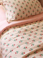 Single Pillowcase - Tulip Garden