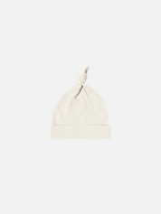 Knotted Baby Hat - Ivory