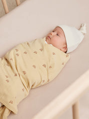 Knotted Baby Hat - Ivory