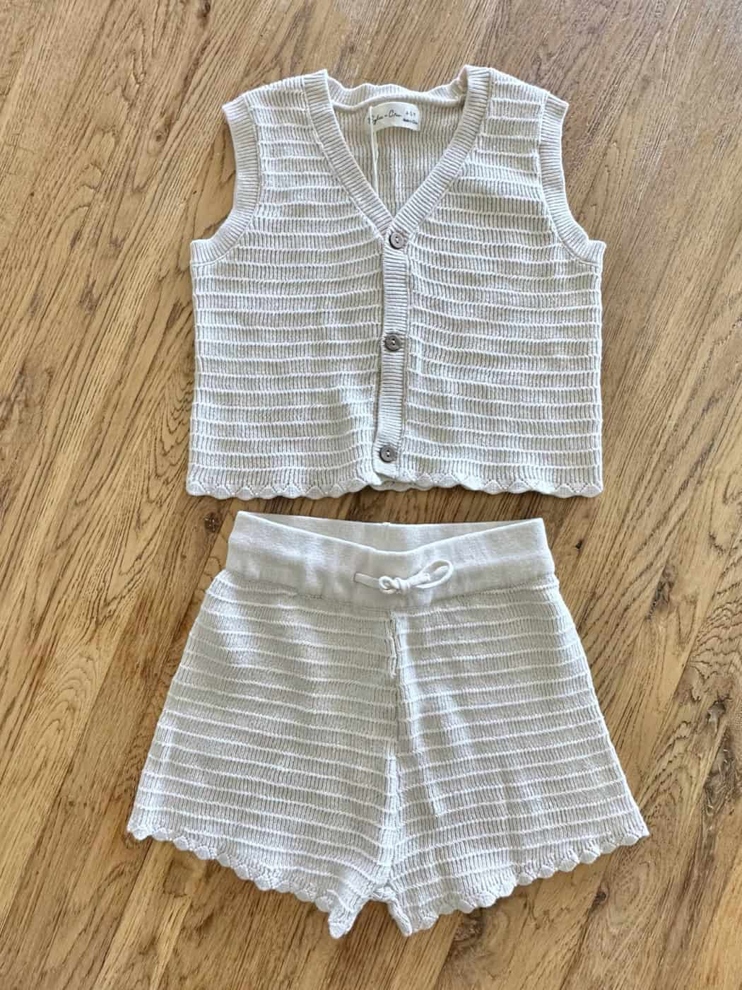 Knit Vest - Natural