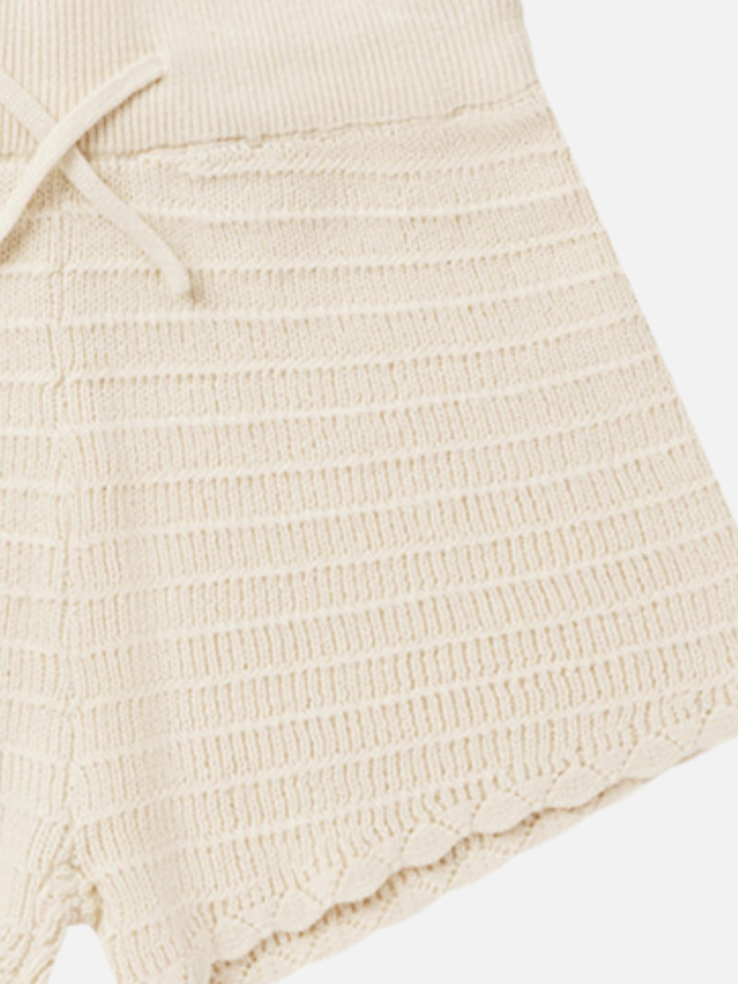 Knit Shorts - Natural