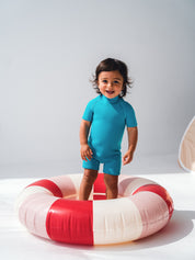 Kurzarm-Springsuit-Neoprenanzug - Tomate