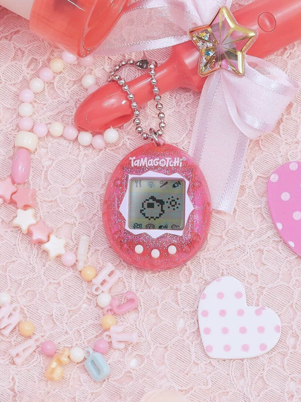 Original Tamagotchi - Pink Glitter