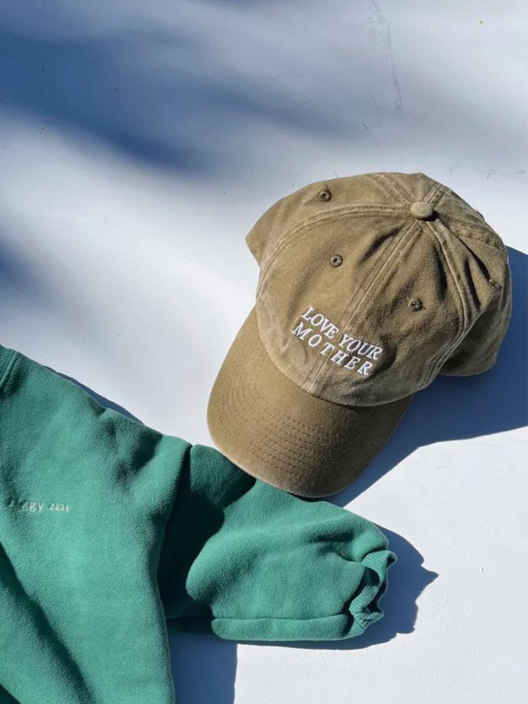 Love Your Mother Cap - Washed Khaki