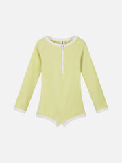 Rib Rashie Onesie - Citrus Mini Stripe