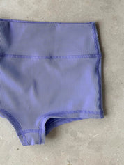Rib Boy Short - Grape Mini Stripe