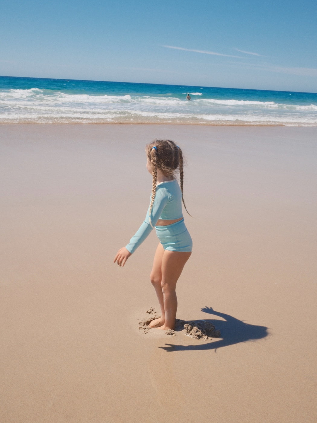 Rib Boy Short - Aqua