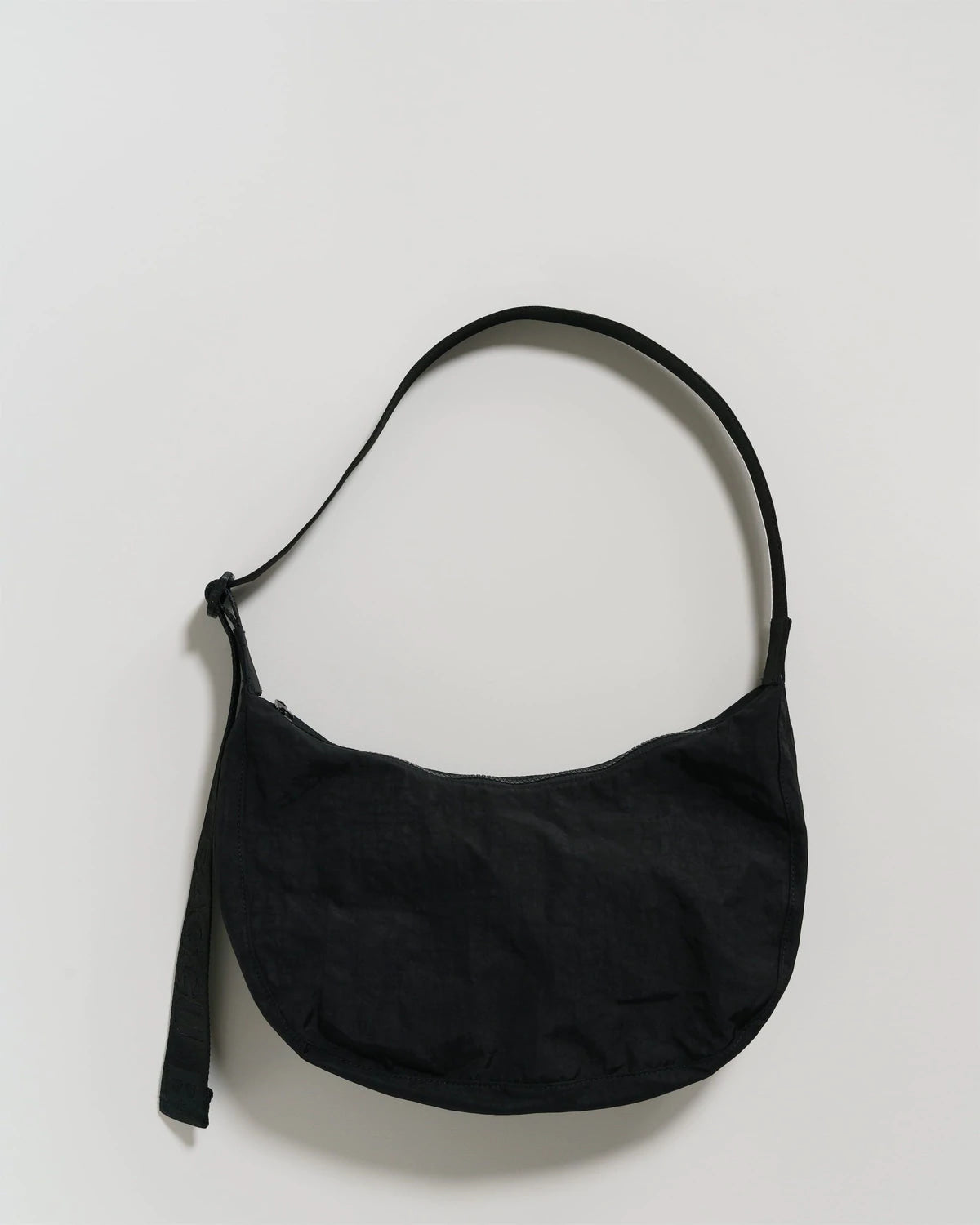 Nylon Crescent Bag - Black