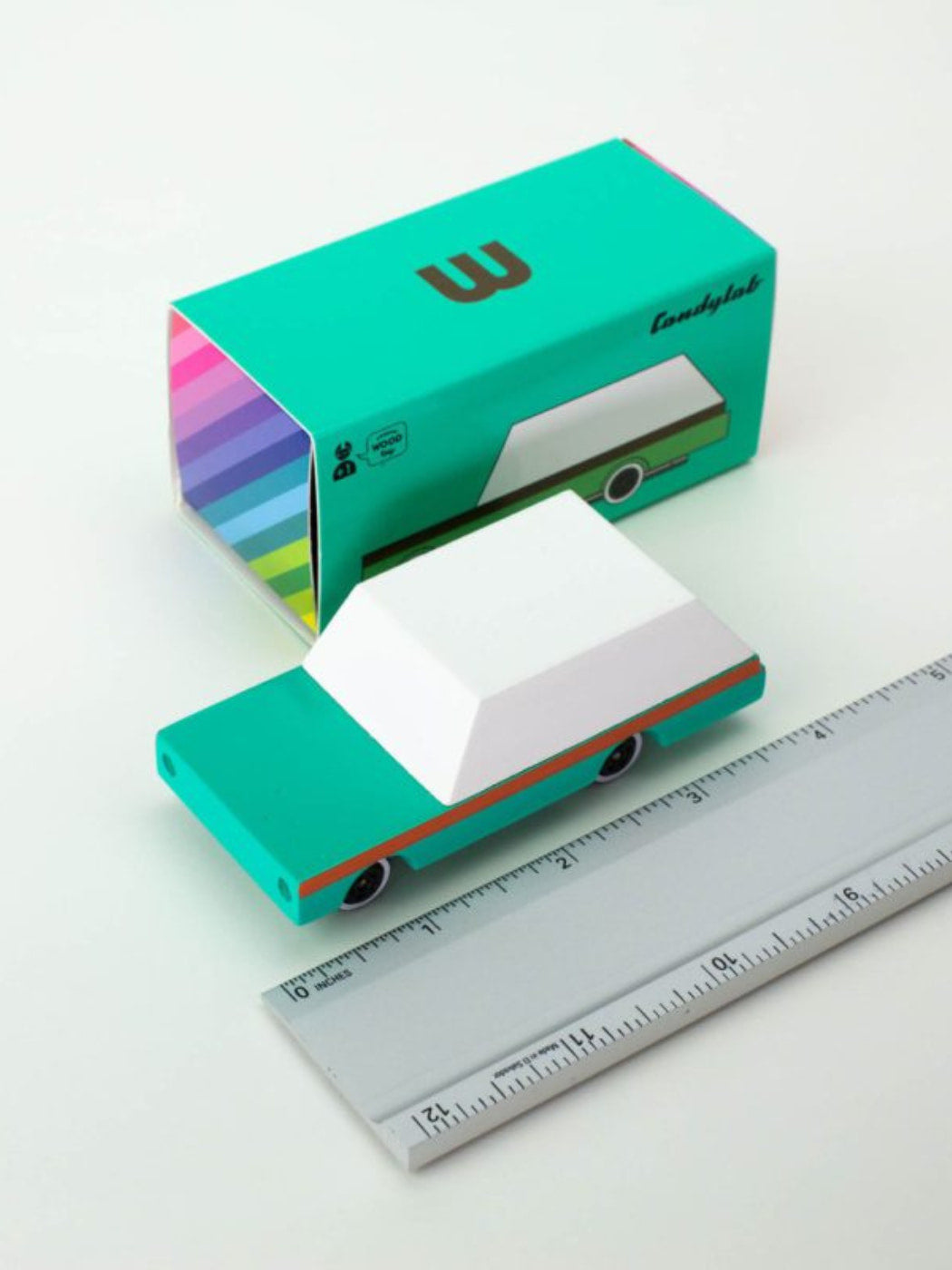 Small Candylab Car - Teal Wagon