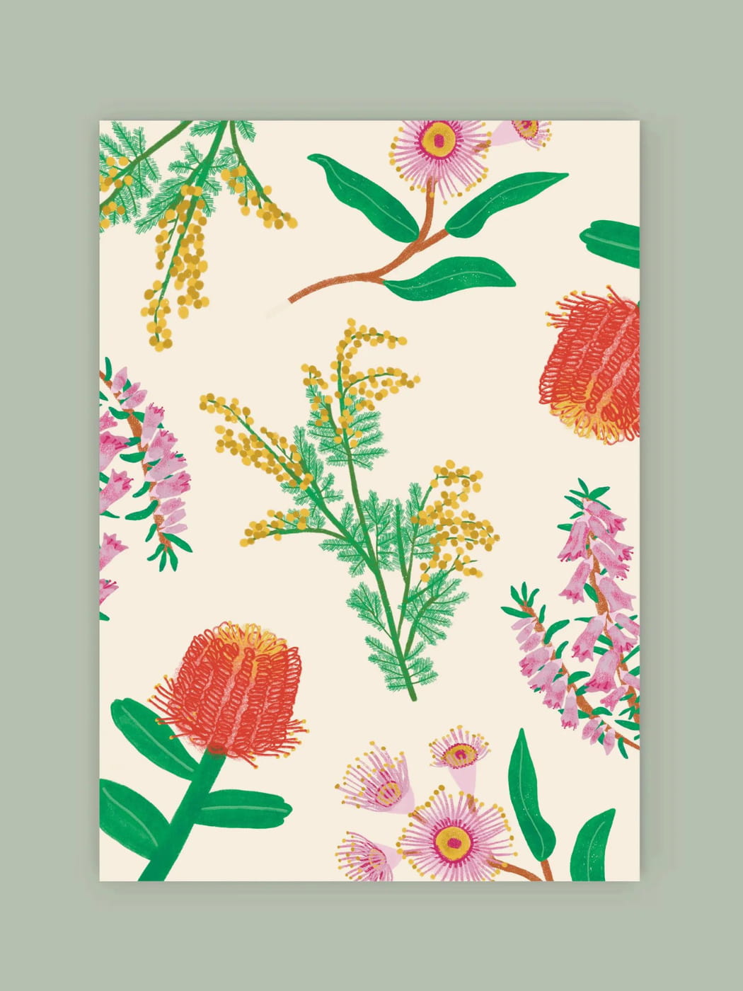 Australian Wild Flower Card
