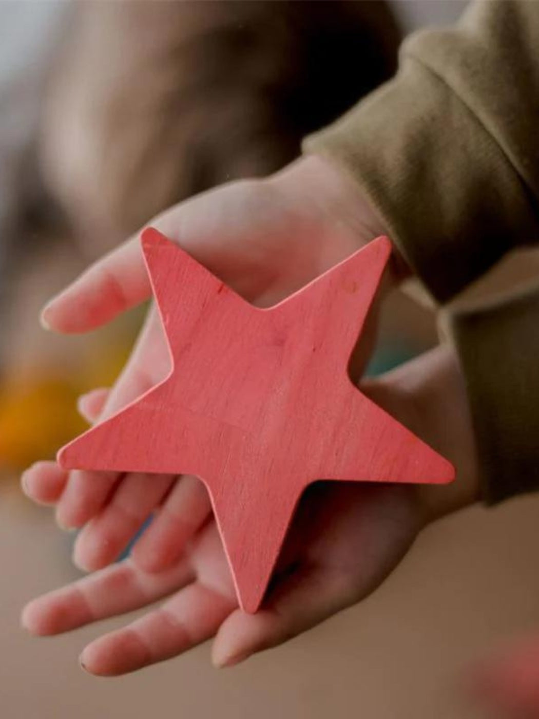 Wooden Stars Set of 10