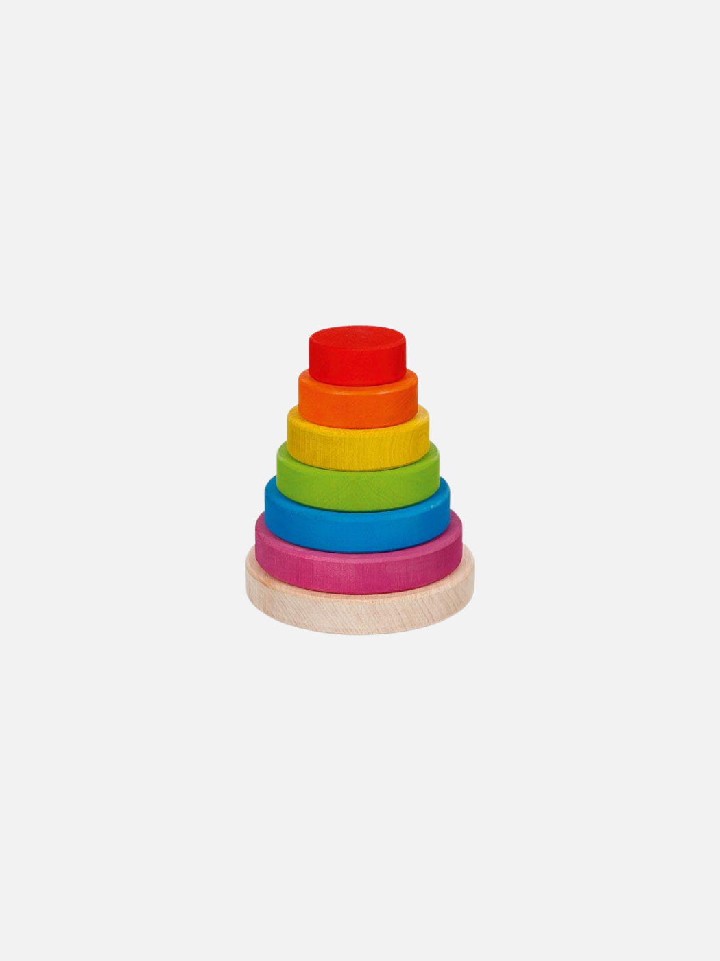 Rainbow Wooden Stacking Tower